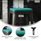 Emma and Oliver Stryde All-Weather Durable Polyresin Seat for Colorful Metal Dining Chairs, Counter Stools and Bar Stools